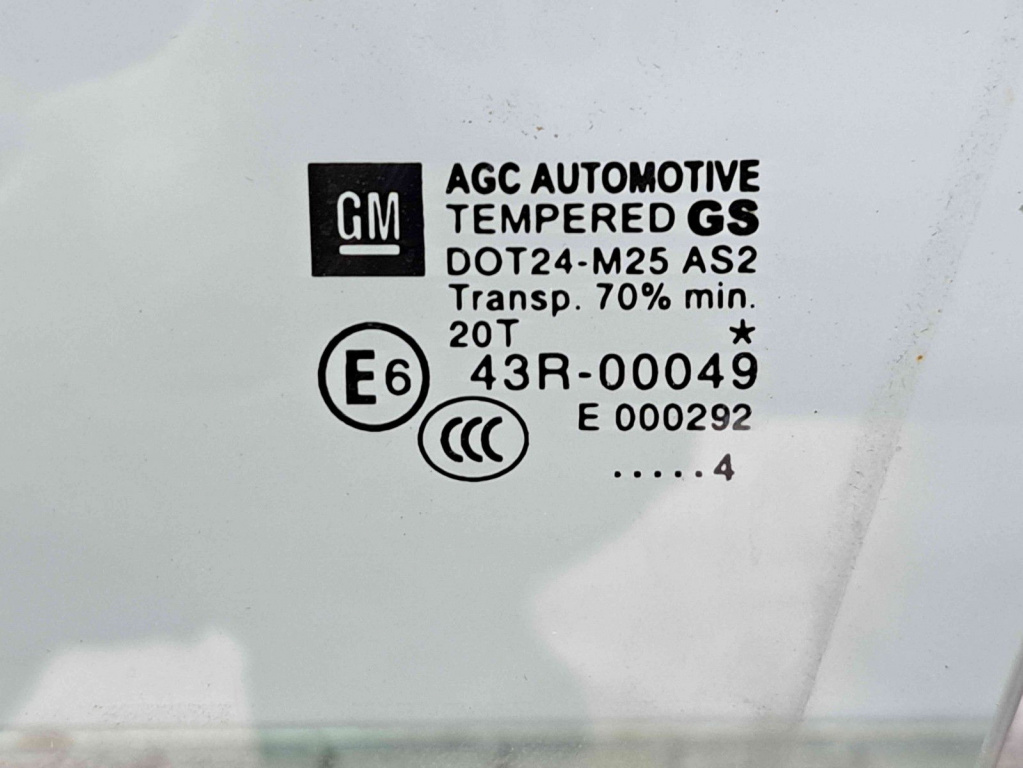 Geam usa stanga fata Opel Zafira C (P12) [Fabr 2011-2017] OEM