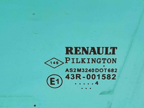 Geam usa stanga fata Renault Laguna 2 [Fabr 2001-2007] OEM