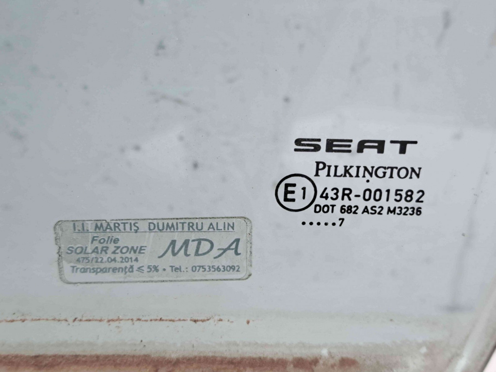 Geam usa stanga fata Seat Leon (1P1) [Fabr 2005-2011] OEM