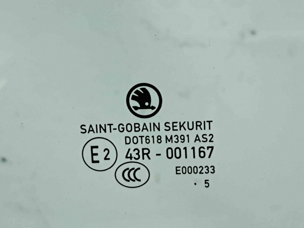 Geam usa stanga fata Skoda Fabia 3 (NJ3) [Fabr 2014-2022] OEM