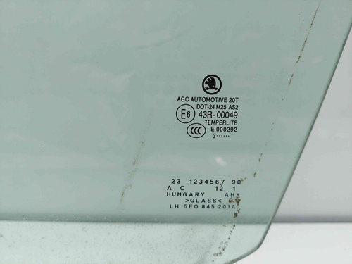 Geam usa stanga fata Skoda Octavia 3 (5E3) [Fabr 2012-2020] OEM