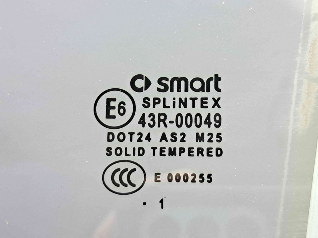 Geam usa stanga fata SMART Fortwo Coupe (W451) [Fabr 2006-2014] OEM