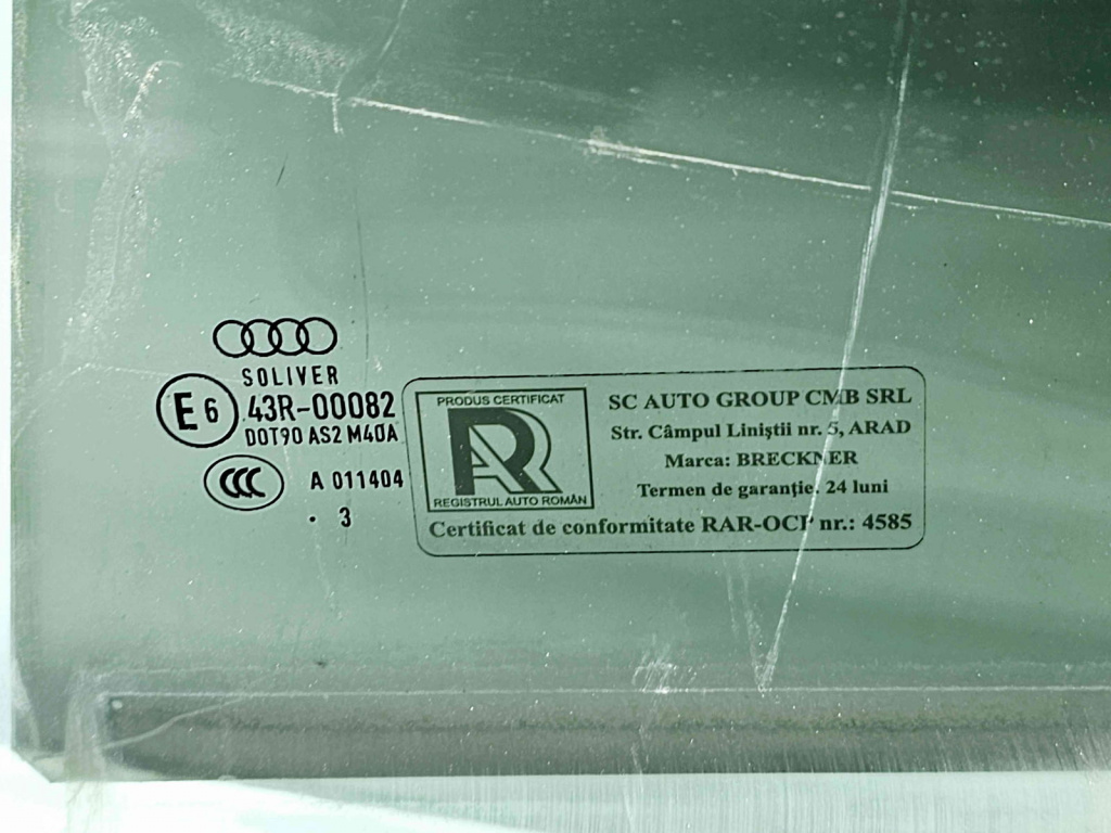 Geam usa stanga spate Audi A6 (4G2, C7) [Fabr 2012-2017] OEM