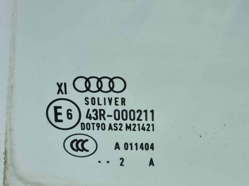 Geam usa stanga spate Audi A8 D4 (4H2, 4H8, 4HC, 4HL) [Fabr 2009-2018] OEM