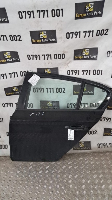 Geam usa stanga spate BMW seria 1 E87 E81 2.0 D , cod motor N47-D20 ,transmisie manuala an 2010