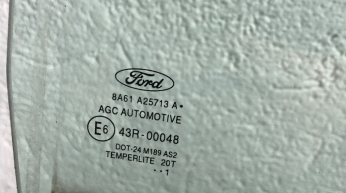 Geam usa stanga spate Ford Focus MK3 1.6 TDCi Manual, 95cp sedan 2011 (cod intern: 78853)