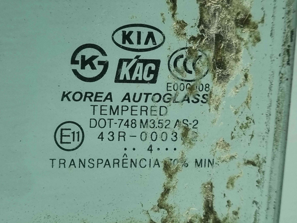 Geam usa stanga spate Kia Sorento 1 [Fabr 2002-2009] OEM