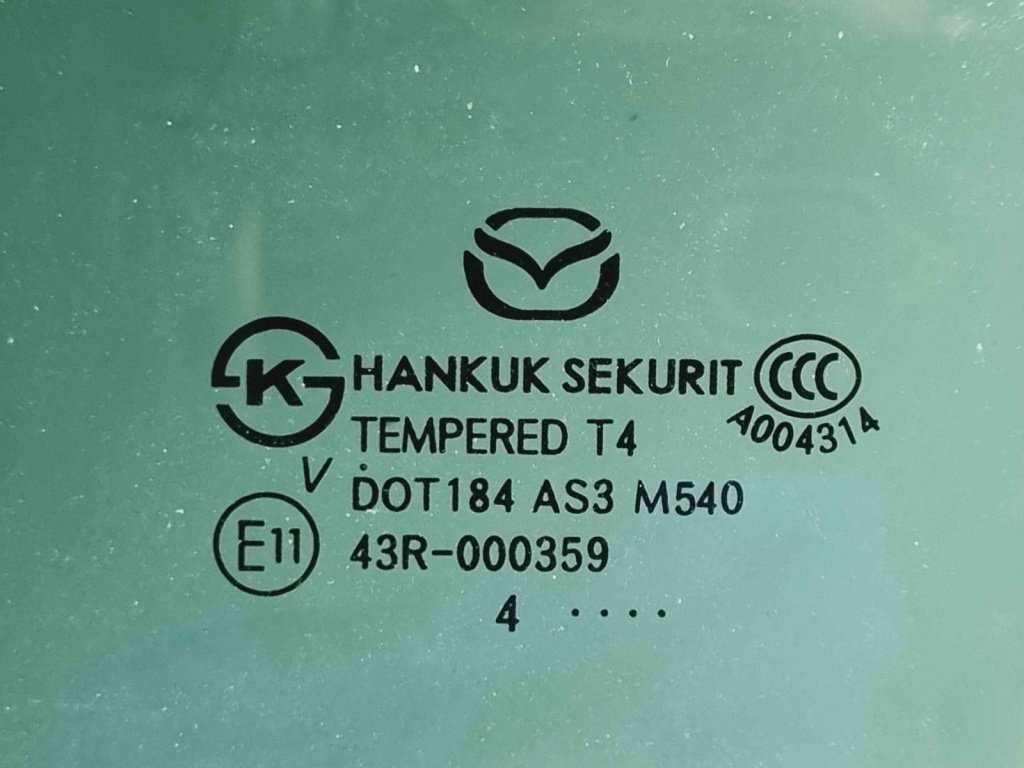 Geam usa stanga spate MAZDA 3 Fastback [Fabr 2003-2009] OEM