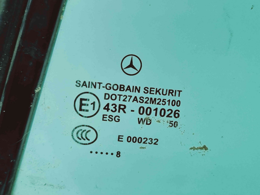 Geam usa stanga spate Mercedes Clasa CLK (C209) [Fabr 2002-2009] OEM