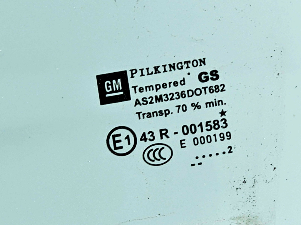 Geam usa stanga spate Opel Astra J [Fabr 2009-2015] OEM