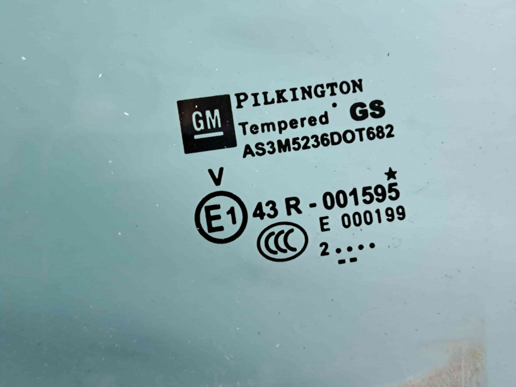 Geam usa stanga spate Opel Astra J [Fabr 2009-2015] OEM