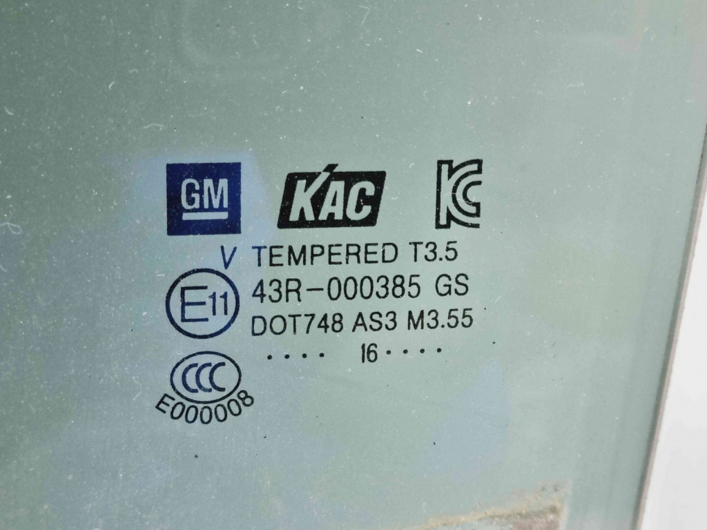 Geam usa stanga spate Opel Mokka [Fabr 2012-2019] OEM