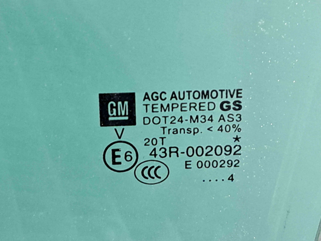 Geam usa stanga spate Opel Zafira C (P12) [Fabr 2011-2017] OEM
