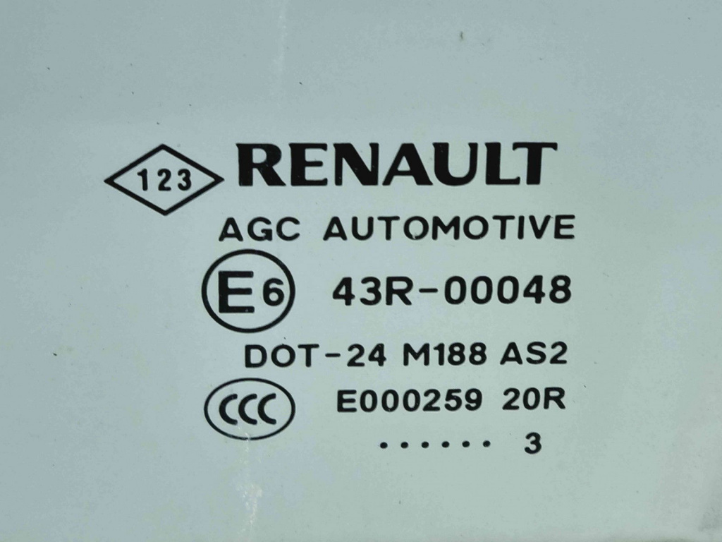 Geam usa stanga spate Renault Scenic 3 (J95) Facelift [Fabr 2009-2015] OEM