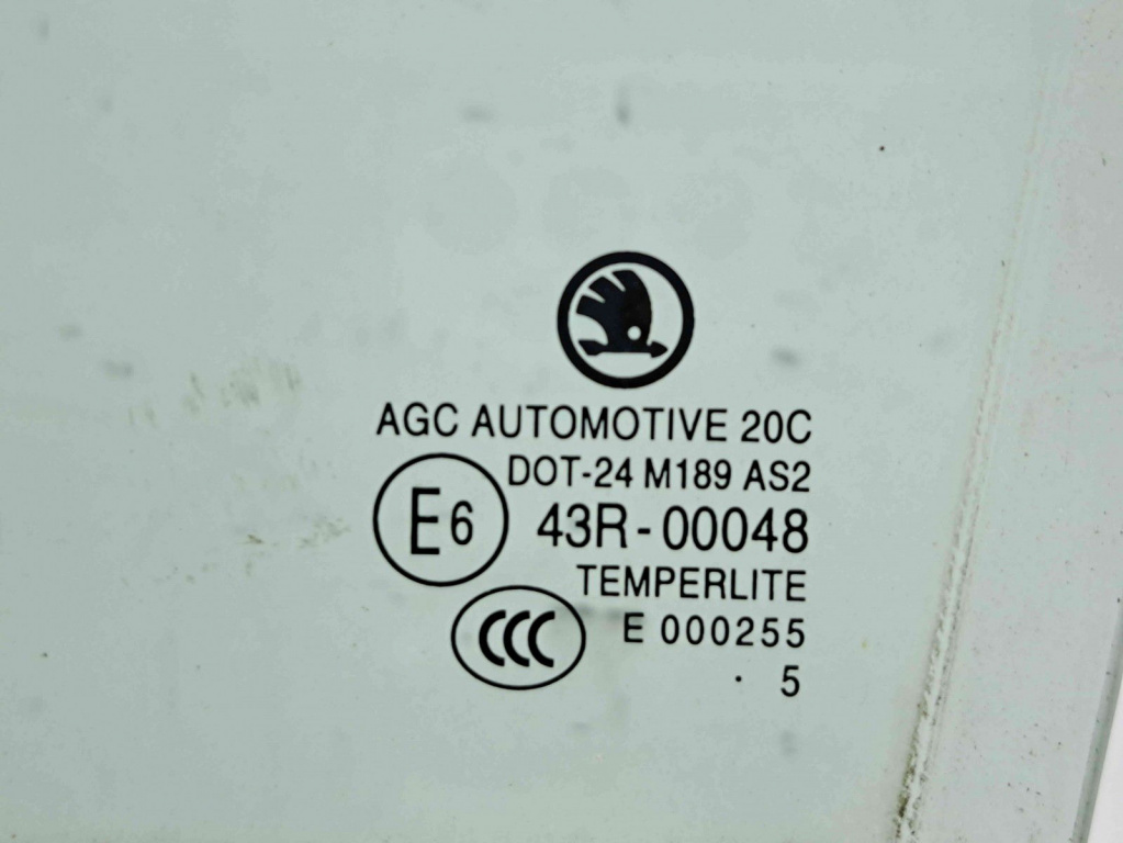 Geam usa stanga spate Skoda Fabia 3 (NJ3) [Fabr 2014-2022] OEM