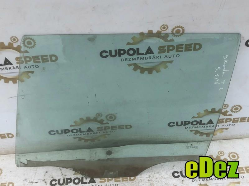Geam usa stanga spate Skoda Octavia 2 (2004-2008)