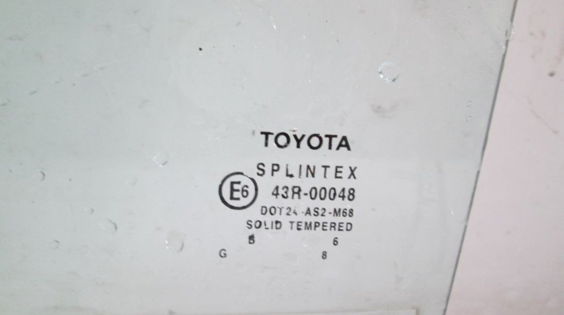 Geam usa stanga spate Toyota Avensis Combi an 2003 2004 2005 2006 2007 2008 2009