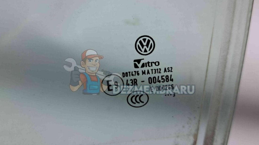 Geam usa stanga spate Volkswagen Jetta 4 (6Z) [Fabr 2011-2017] OEM