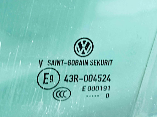 Geam usa stanga spate Volkswagen Polo (6R) [Fabr 2009-2016] OEM