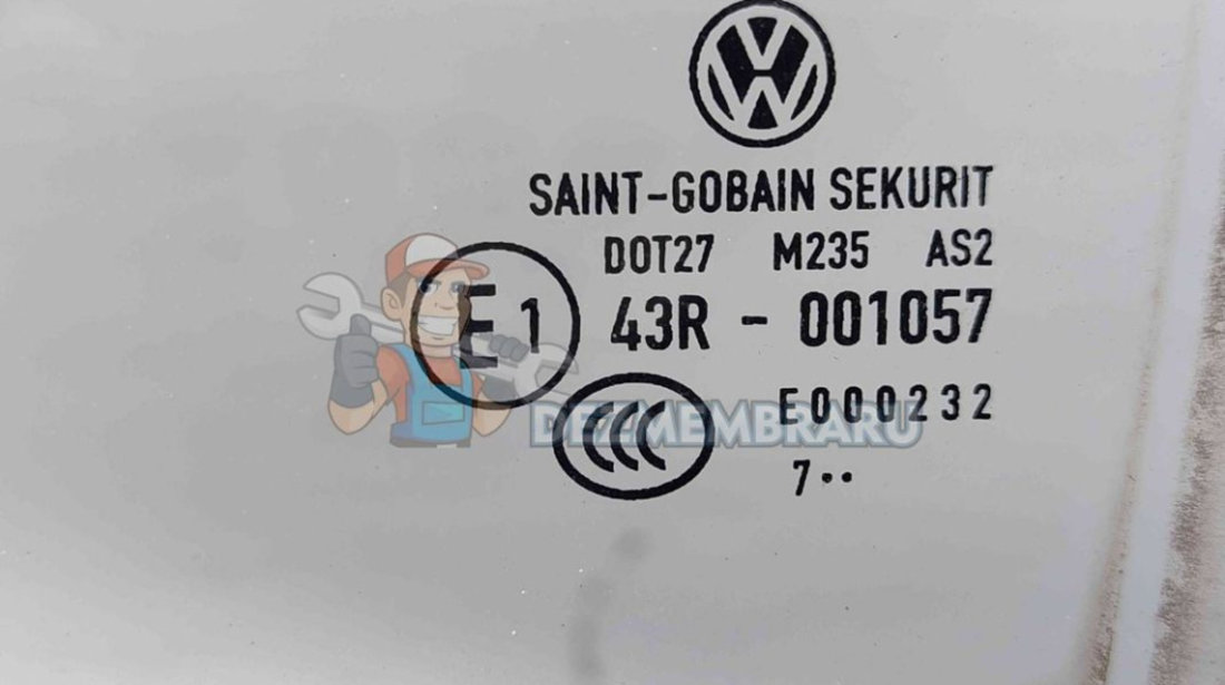 Geam usa stanga spate Volkswagen Tiguan (5N) [Fabr 2007-2016] OEM