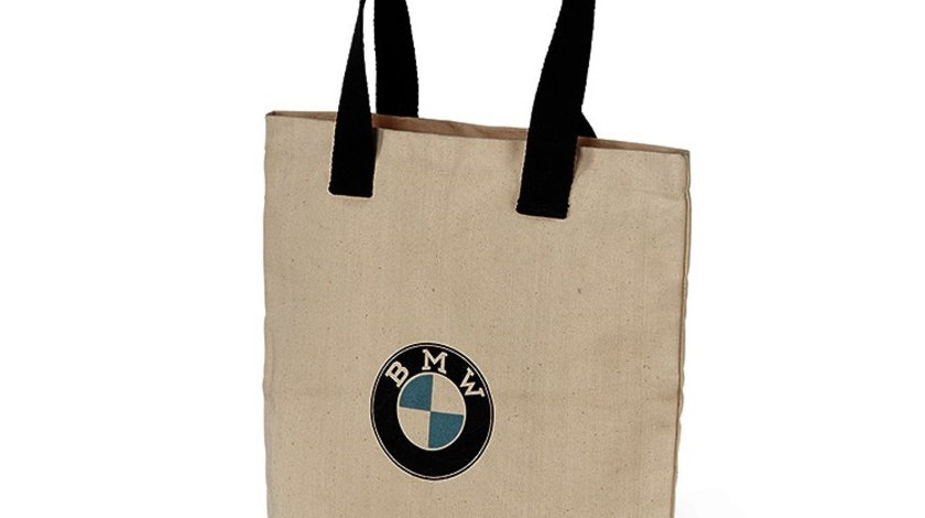 Geanta Cumparaturi Oe Bmw Classic Canvas Shopper 80282463136