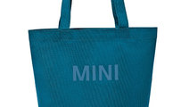 Geanta Oe Mini Shopper Color Block Albastru / Negr...
