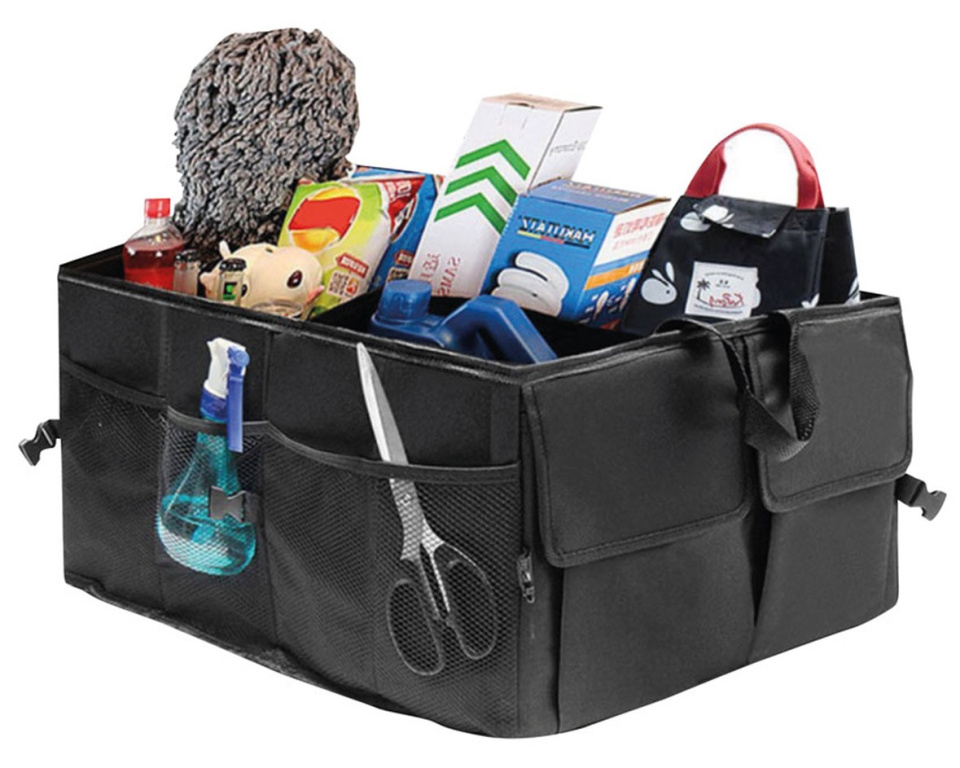 Geanta Organizator Portbagaj 55 x 38 x 26 cm Negru Amio 03276