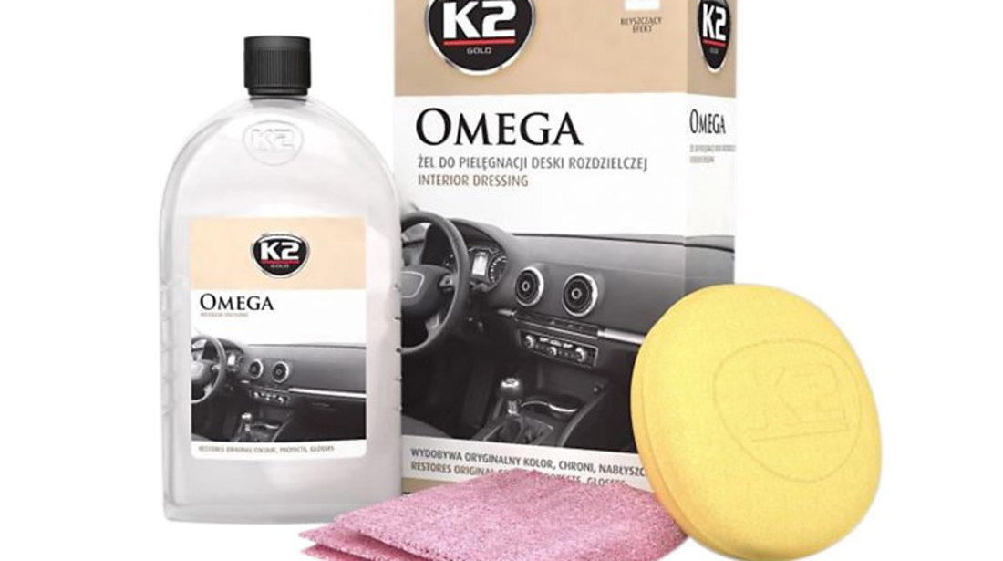 Gel De îngrijire Omega Pentru Bord, 500 Ml + Aplicator + Microfibră K2-01453