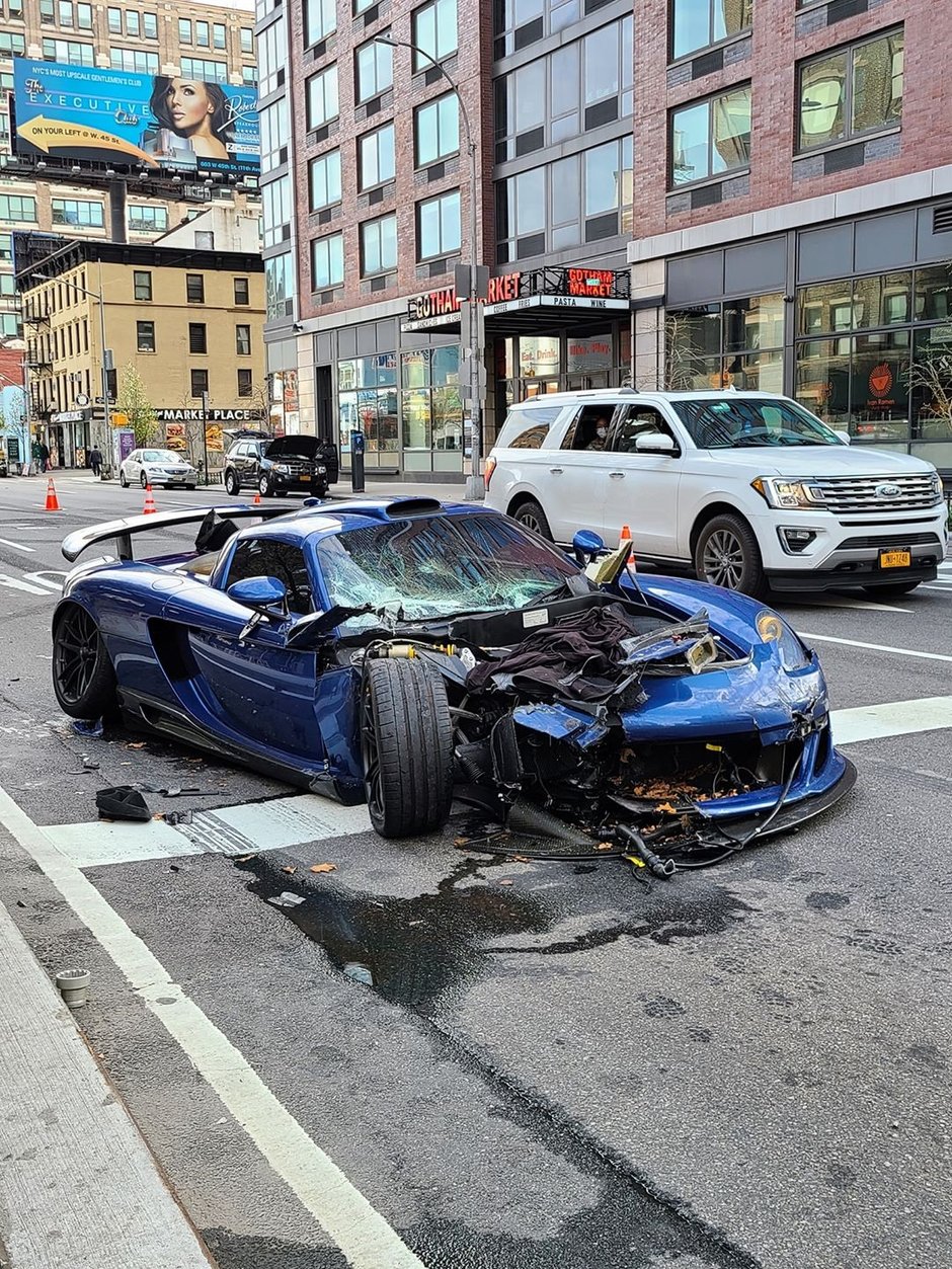 Gemballa Mirage GT accident