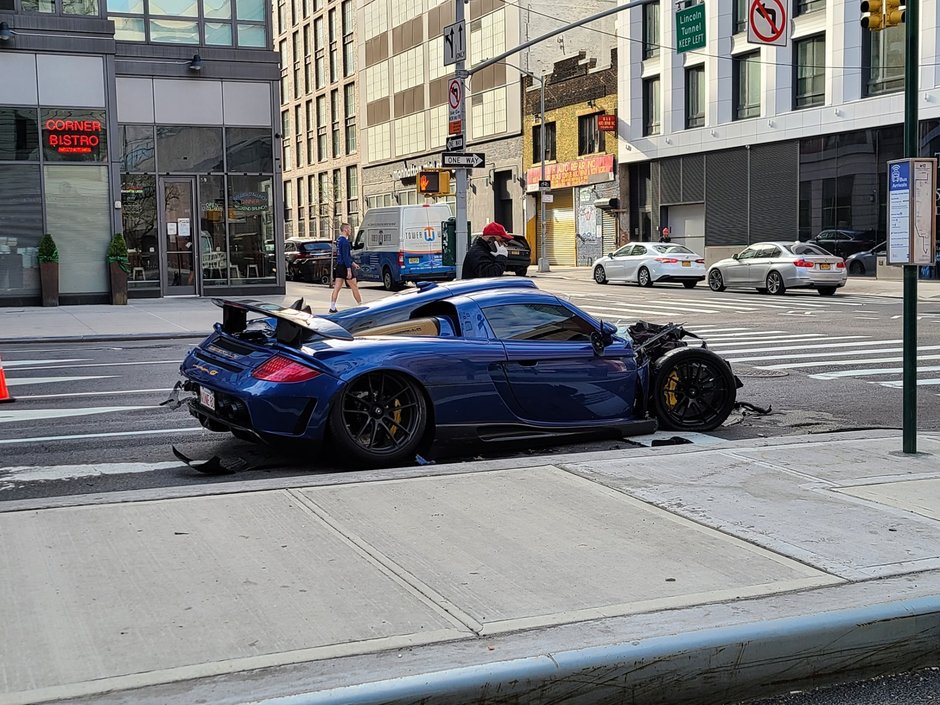 Gemballa Mirage GT accident