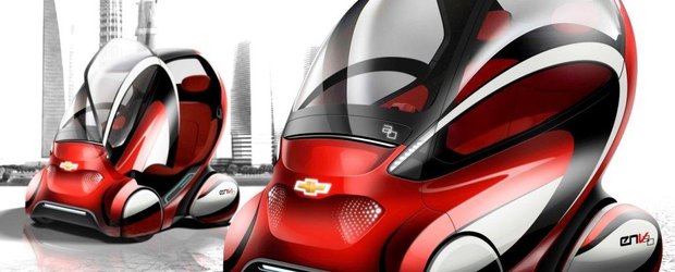 General Motors prezinta viziunea asupra prototipului Chevrolet EN-V 2.0 la Beijing