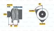 Generator / Alternator (0123320012 BOSCH) BMW