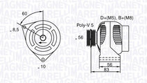 Generator / Alternator (063341740010 MAGNETI MAREL...