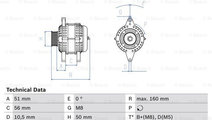 Generator / Alternator (0986039240 BOSCH) CHEVROLE...