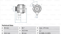 Generator / Alternator (0986039740 BOSCH) MERCEDES...