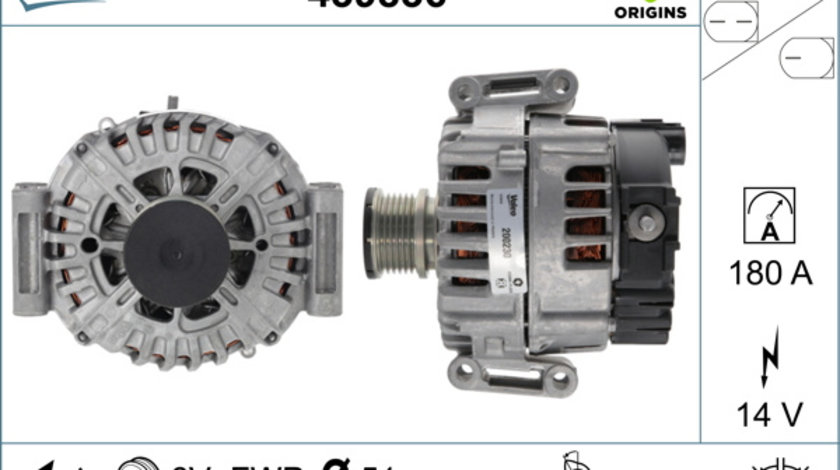 Generator / Alternator (439836 VALEO) MERCEDES-BENZ