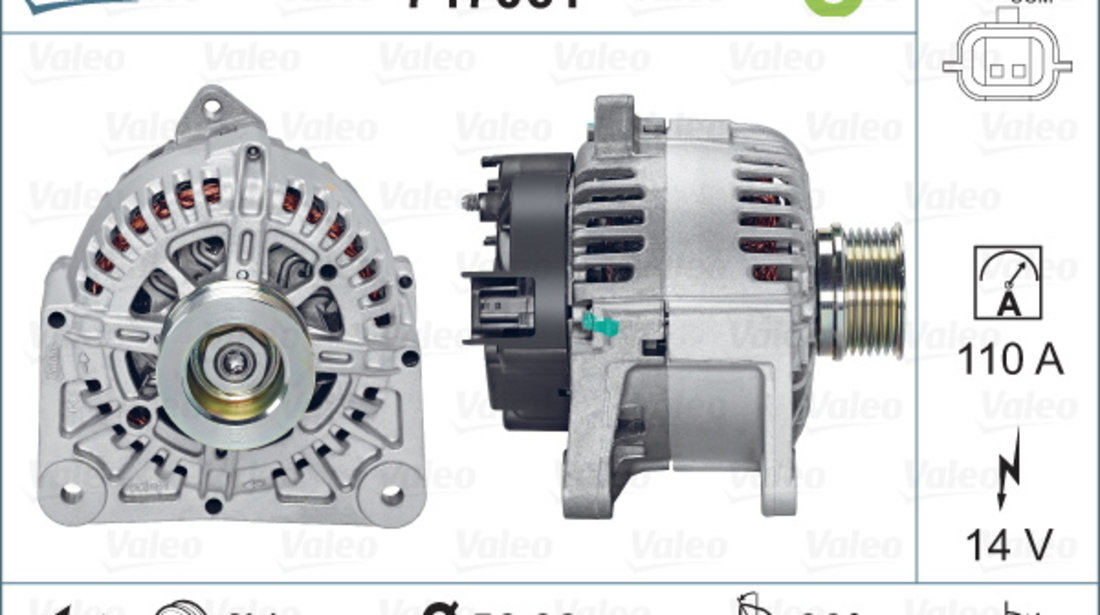 Generator / Alternator (747061 VALEO) RENAULT