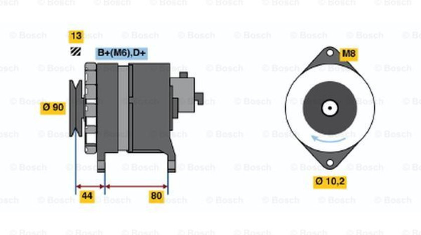 Generator / Alternator (9120144606 BOSCH) NISSAN