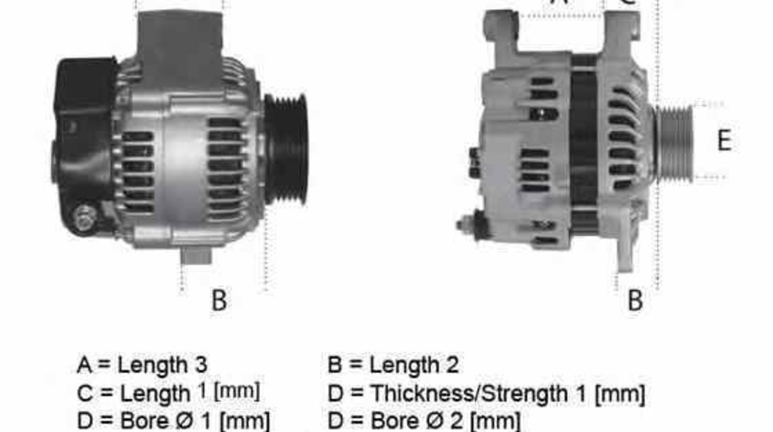 Generator / Alternator AUDI A4 8D2 B5 ELSTOCK 28-3705