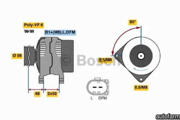 Generator / Alternator AUDI A4 (8EC, B7)