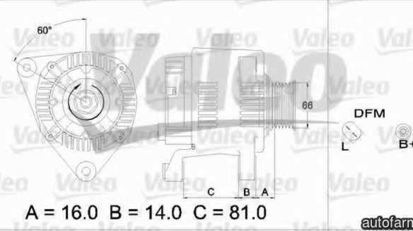 Generator / Alternator AUDI A8 4D2 4D8 VALEO 437173