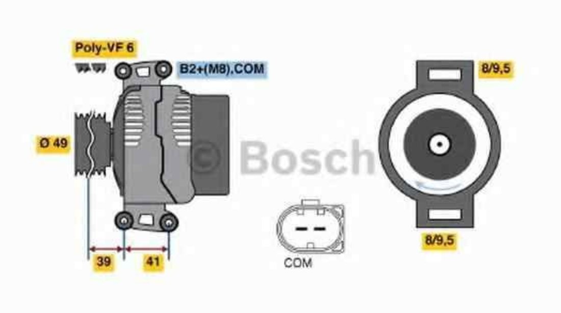 Generator / Alternator BMW 3 Cabriolet (E93) BOSCH 0 986 047 240
