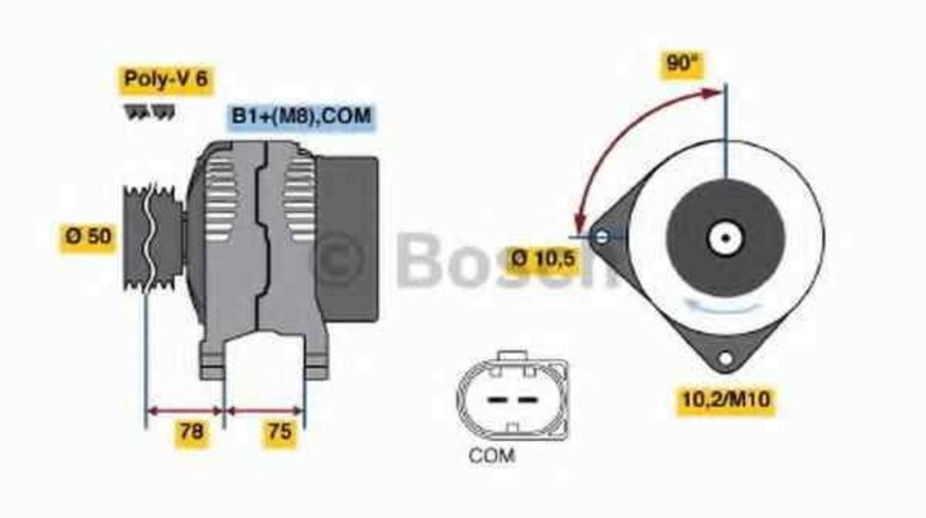 Generator / Alternator BMW 3 cupe (E46) BOSCH 0 986 046 220