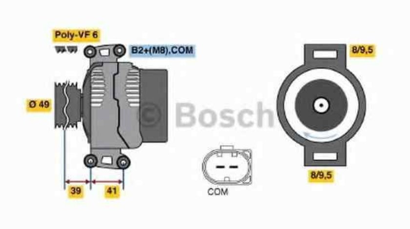 Generator / Alternator BMW 3 cupe (E92) BOSCH 0 986 047 240