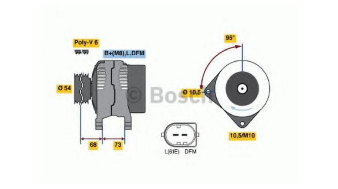 Generator / alternator BMW 3 (E46) 1998-2005 #2 0986048921