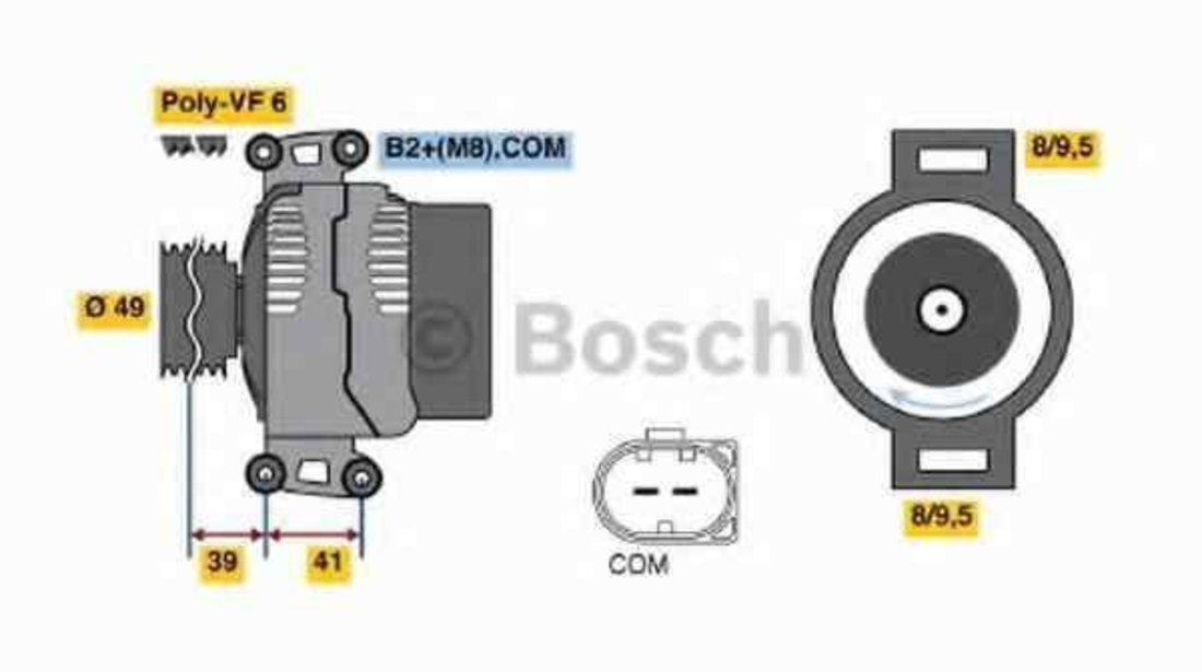 Generator / Alternator BMW 3 (E90) BOSCH 0 986 047 240