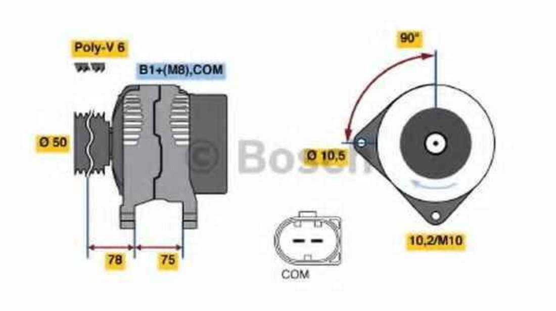 Generator / Alternator BMW 3 Touring (E46) BOSCH 0 986 046 220