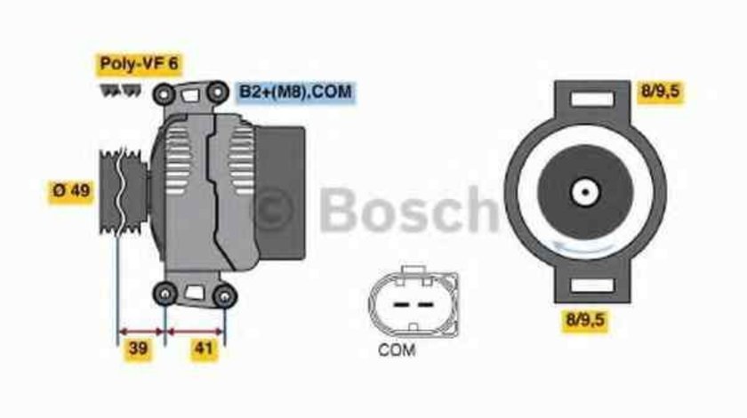 Generator / Alternator BMW X1 (E84) BOSCH 0 986 047 240