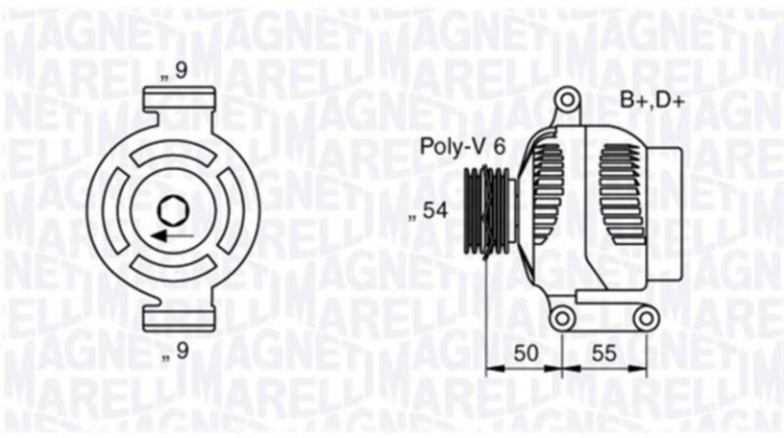 Generator / alternator Fiat 500 C (312) 2009-2016 #2 063358061010