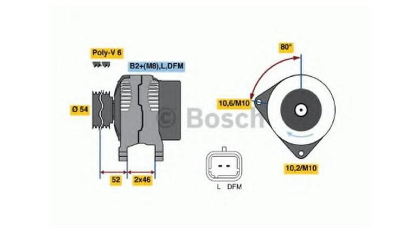 Generator / alternator Fiat ULYSSE (179AX) 2002-2011 #2 0124525034